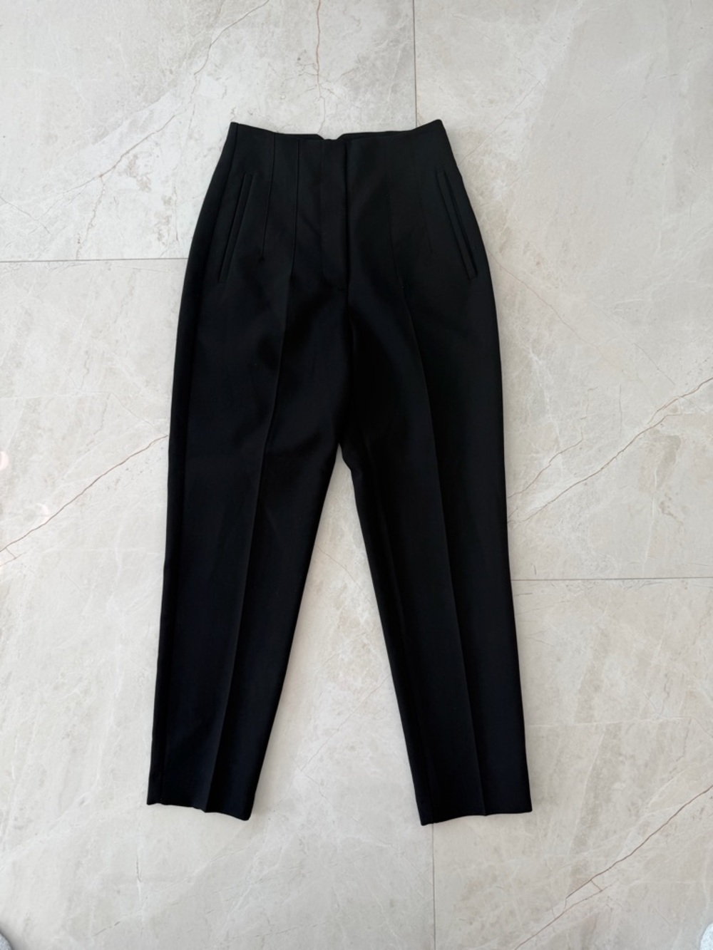 Zara high waisted, black pants xs